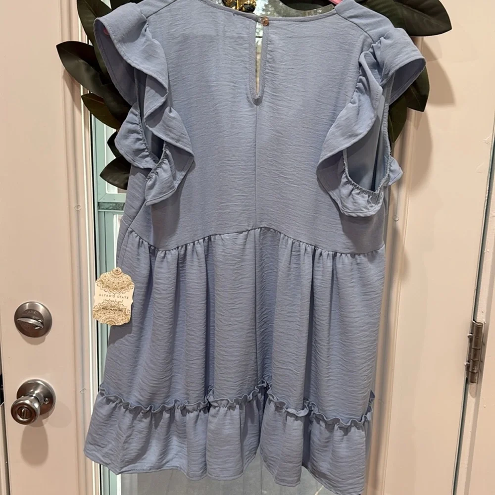 Alter’d State Babydoll Mini Dress Medium - Picture 2 of 3